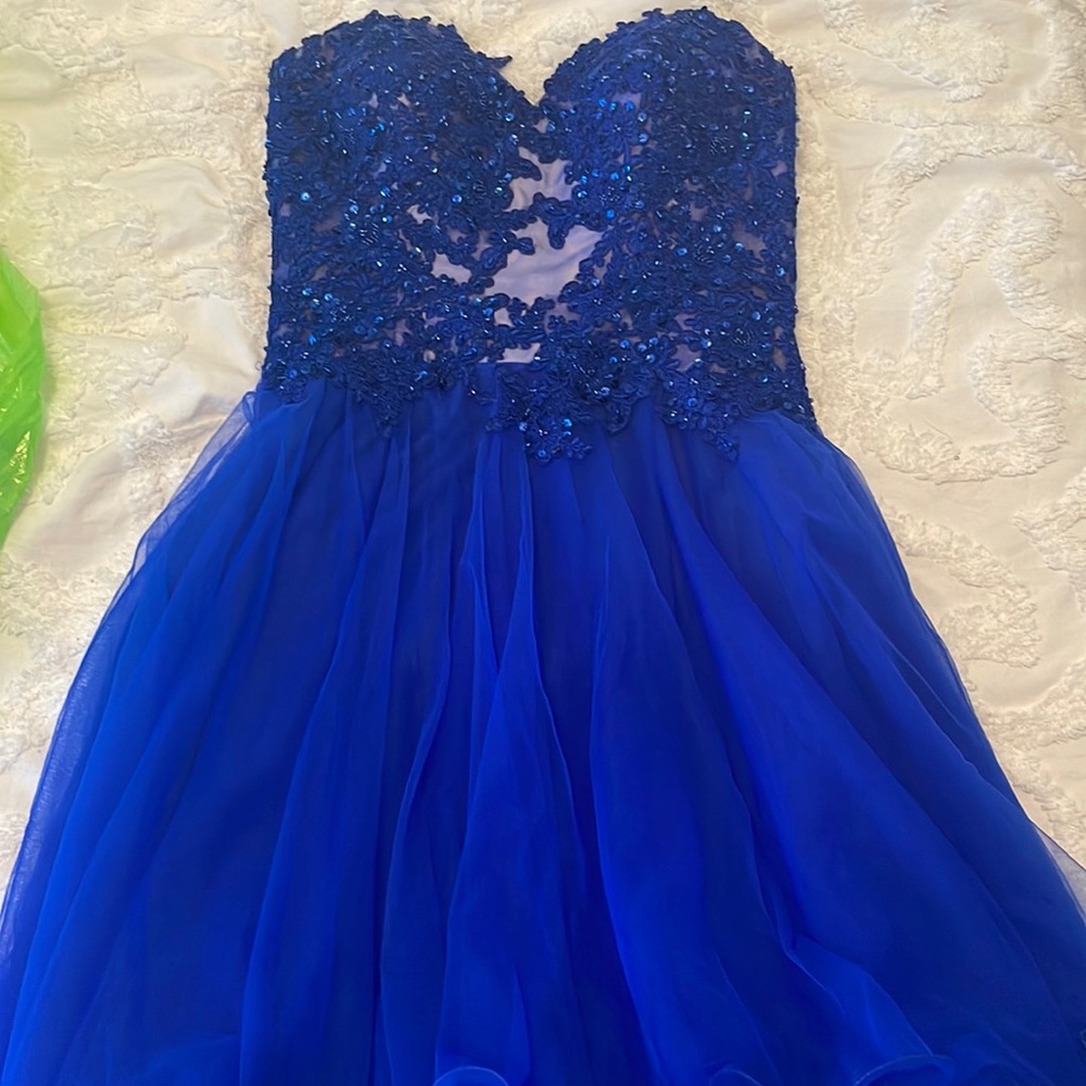 royal blue alyce prom dress